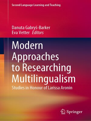 cover image of Modern Approaches to Researching Multilingualism